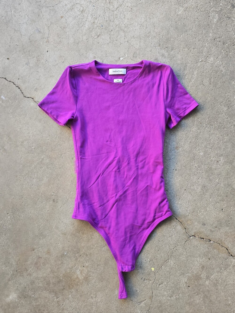 Babaton Purple Bodysuit 2xs